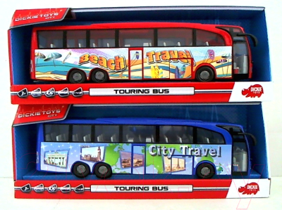 Автобус игрушечный Dickie Туристический автобус / 203745005 - товар по цвету не маркируется