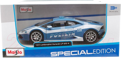 Масштабная модель автомобиля Maisto Ламборгини Хурикан Полиция / 31511