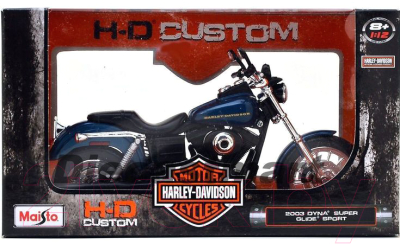 Масштабная модель мотоцикла Maisto Харлей Дэвидсон Дюна Супер Глайд / 32321