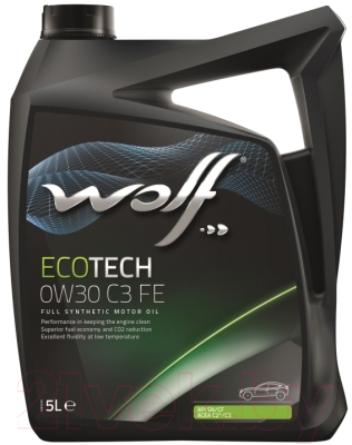 Моторное масло WOLF EcoTech 0W30 FE / 14105/5 (5л)