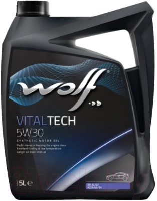 Моторное масло WOLF VitalTech 5W30 / 14115/5 (5л)