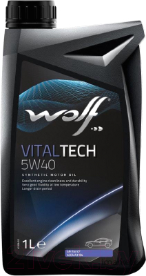 Моторное масло WOLF VitalTech 5W40 / 16116/1 (1л)