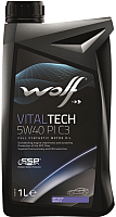 Моторное масло WOLF VitalTech 5W40 PI C3 / 21116/1 (1л) - 
