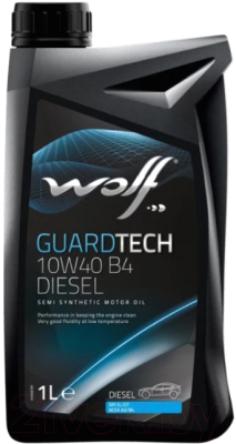 Моторное масло WOLF Guardtech B4 10W40 / 23127/1 (1л)