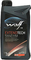 Моторное масло WOLF ExtendTech 5W40 HM / 28116/1 (1л) - 