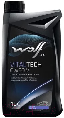 Моторное масло WOLF VitalTech 0W30 V / 22105/1 (1л)