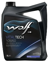 Моторное масло WOLF VitalTech 10W60 / 24118/5 (5л) - 
