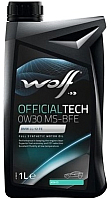

Моторное масло WOLF, OfficialTech 0W30 MS-BFE / 65619/1