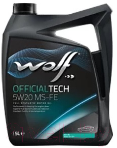 Моторное масло WOLF OfficialTech 5W20 MS-FE / 65612/5