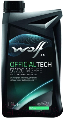 Моторное масло WOLF OfficialTech 5W20 MS-FE / 65612/1 (1л)