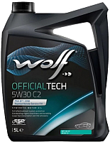 Моторное масло WOLF OfficialTech 5W30 C2 / 65610/5 (5л) - 