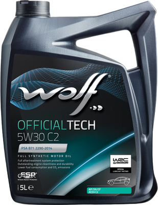 

Моторное масло, OfficialTech 5W30 C2 / 65610/4
