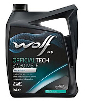 Моторное масло WOLF OfficialTech 5W30 MS-F / 65609/4 (4л) - 