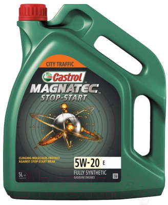 Моторное масло Castrol Magnatec Stop-Start E 5W20 156CAF/15CC4D (5л)