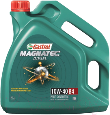 Моторное масло Castrol Magnatec Diesel 10W40 B4 156ED8/15CA30 (4л)