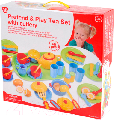 Набор игрушечной посуды PlayGo Чайный набор посуды 3126