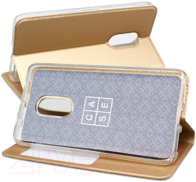 Чехол-книжка Case Dux Series для Redmi Note 4X / Redmi Note 4 (золото)
