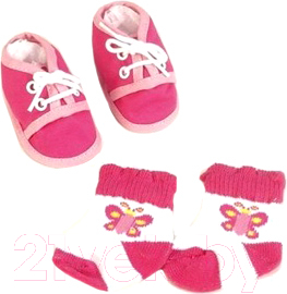 Аксессуар для куклы Simba Обувь и носочки для Младенца 105560844 - Цвет зависит от партии поставки