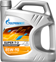 Трансмиссионное масло Gazpromneft Super T-3 85W90 / 2389901364 (4л) - 