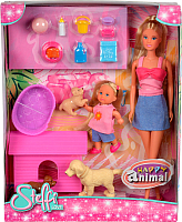 Набор кукол Simba Штеффи и Эви с домашними животными 105732156 - 