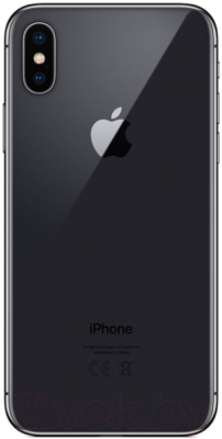 Смартфон Apple iPhone X 64Gb / MQAC2 (серый космос)