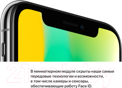 Смартфон Apple iPhone X 64Gb / MQAC2 (серый космос)