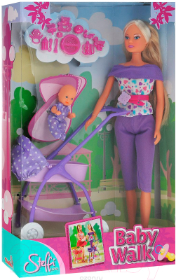 Кукла с аксессуарами Simba Штеффи с ребёнком 105733067 - товар по цвету не маркируется