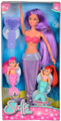Кукла с аксессуарами Simba Штеффи Русалочка и близняшки 105734162 - товар по цвету не маркируется