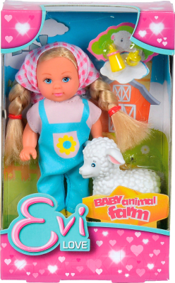 Кукла с аксессуарами Simba Эви с домашними животными 105737108 - товар по цвету не маркируется