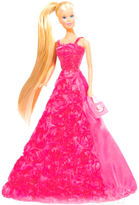 Кукла с аксессуарами Simba Штеффи в платье с розами 105739003