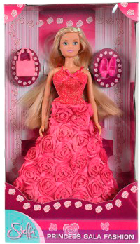 Кукла с аксессуарами Simba Штеффи в платье с розами 105739003