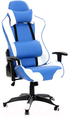 Кресло геймерское Calviano Lucaro 362 Exclusive (синий/белый)