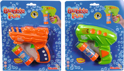 Набор мыльных пузырей Simba Пистолет с мыльными пузырями 107288214 - Цвет зависит от партии поставки