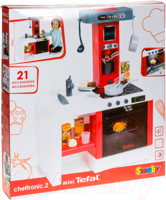 Детская кухня Smoby Интерактивная кухня Mini Tefal 024114