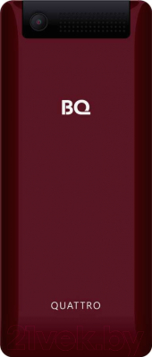 Мобильный телефон BQ Quattro BQ-2412 (темно-красный)