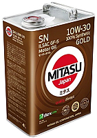 Моторное масло Mitasu Gold 10W30 / MJ-105-4 (4л) - 