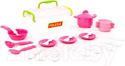 Набор игрушечной посуды Полесье 35 элементов / 56641