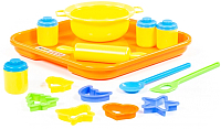 Набор игрушечной посуды Полесье Для выпечки №1 с подносом / 40749 - 