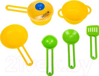 Набор игрушечной посуды Полесье Поварёнок №1 / 40688 - Цвет зависит от партии поставки