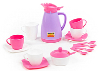 Набор игрушечной посуды Полесье Алиса на 4 персоны Pretty Pink / 40626 - 