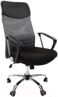 Кресло офисное Chairman 610 (15-21 черный/TW серый)