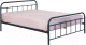 Полуторная кровать Halmar Linda 120x200 (черный) - 