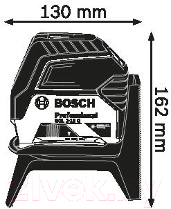 Лазерный уровень Bosch GCL 2-15 G Professional (0.601.066.J00)