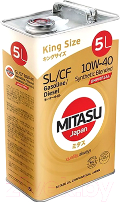 Моторное масло Mitasu Universal SL/CF 10W40 / MJ-125-5 (5л)