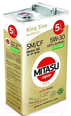 Моторное масло Mitasu Moly-Trimer SM 5W30 / MJ-M11-5 (5л)