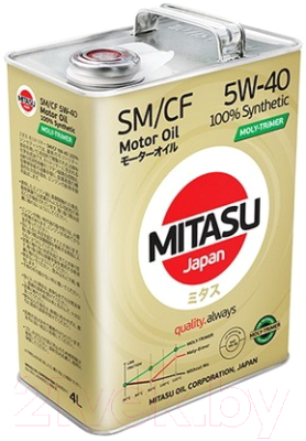 Моторное масло Mitasu Moly-Trimer SM 5W40 / MJ-M12-4 (4л)