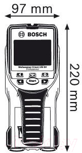 Детектор скрытой проводки Bosch D-tect 150 SV Professional (0.601.010.008)