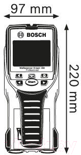 Детектор скрытой проводки Bosch Wallscanner D-tect 150 Professional (0.601.010.005)