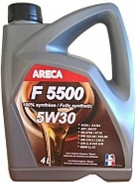 Моторное масло Areca F5500 5W30 / 11472 (4л)
