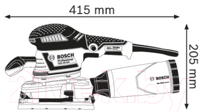 Профессиональная виброшлифмашина Bosch GSS 230 AVE Professional (0.601.292.802)